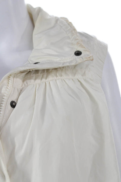 Adidas by Stella McCartney Womens Basic Jacket Ivory Sleeveless Zip Size M