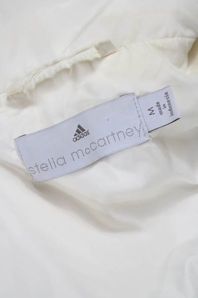 Adidas by Stella McCartney Womens Basic Jacket Ivory Sleeveless Zip Size M