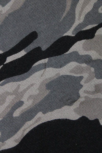 Adidas Mens Sweat Shorts Multicolor Camouflage Cotton Drawstring Size L