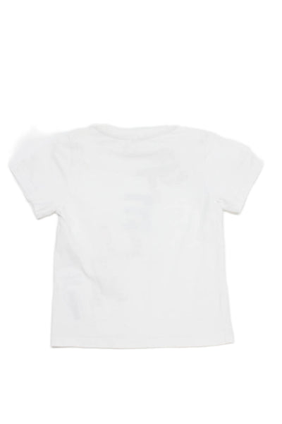 Stella McCartney Kids Round Neck Short Sleeves Graphic T-Shirt White Size 4T