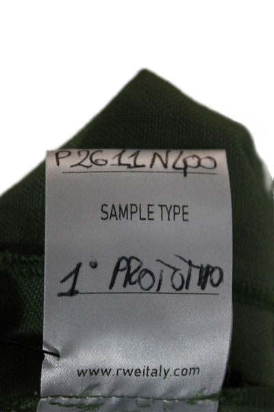 Carolina Herrera Womens Green Polyester Dress Pants Size 4