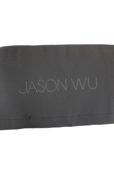 Jason Wu Women Fit & Flare Dress Black Viscose Sleeveless Knee Zip Size 6