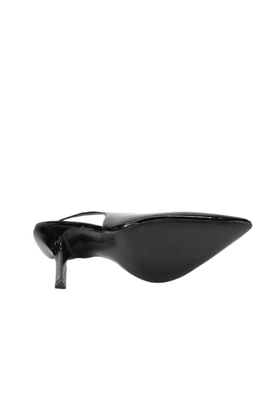 MARC FISHER LTD Womens Emalyn Slingbacks Pumps Black Size 8.5 Medium