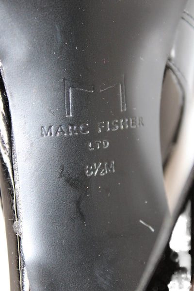 MARC FISHER LTD Womens Emalyn Slingbacks Pumps Black Size 8.5 Medium
