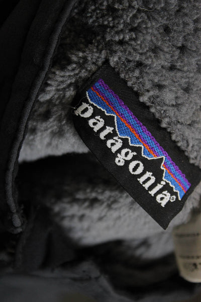 Patagonia Unisex Black Basic Jacket Zip Polyester Blend Long Sleeve Size S