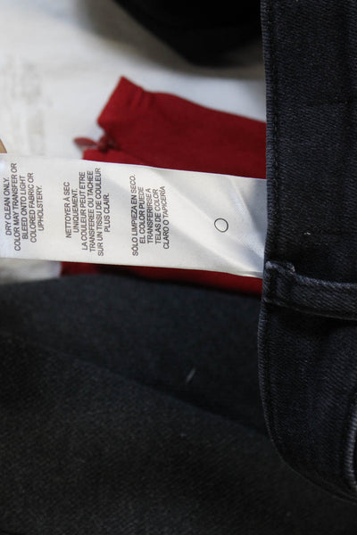 Frame Womens Skinny Black Jeans Mid Rise Cotton Inseam 29 Size 24