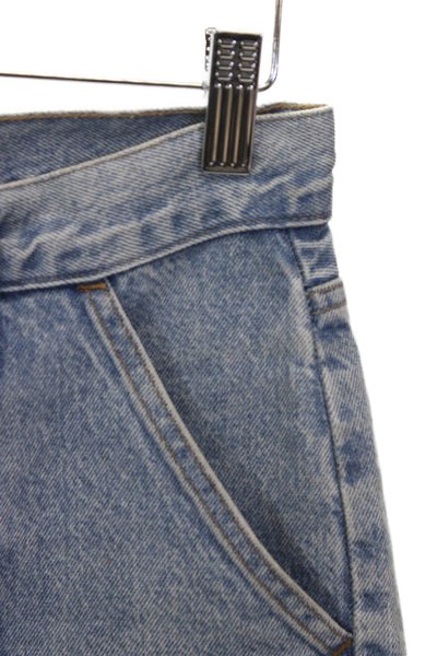 Agolde Women Cropped White High Rise Cotton Jeans Size 24