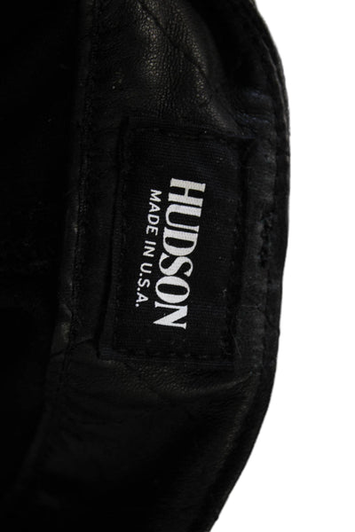 Hudson Women Black Skinny Jeans High Rise Cotton Blend Size 26