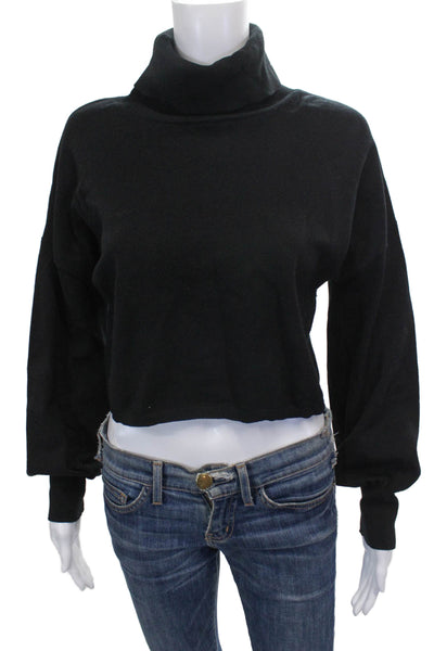 525 Womens Black Turtleneck Pullover Sweater Long Sleeve Size S