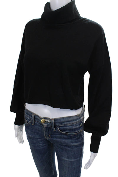 525 Womens Black Turtleneck Pullover Sweater Long Sleeve Size S