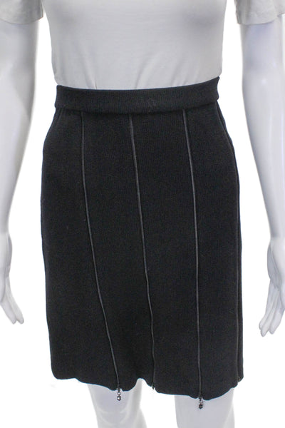 St. John Evening By Marie Gray Women Straight Pencil Wool Skirt Black Size 10