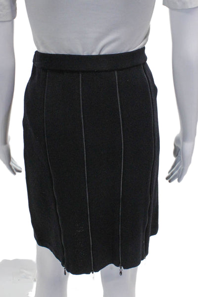 St. John Evening By Marie Gray Women Straight Pencil Wool Skirt Black Size 10