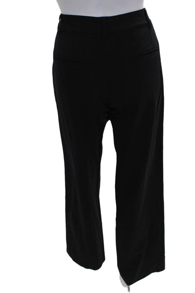DKNY Women Black Wool Dress Pants Button Size 2