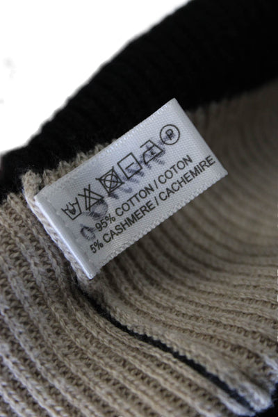 Lisa Todd Women Striped Cotton Crewneck Pullover Sweater Multicolor Size S