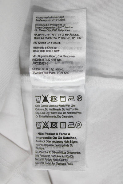 Cotton On Women Basic White Crew Neck Short Sleeve T-Shirt 90s Size S