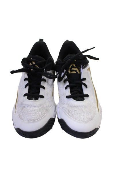 Nike Boys Lace Up Logo Giannis Immortality 4gs Basketball Sneakers White Size 7