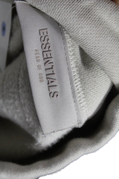 FOG Essentials Unisex Adults Pullover Sweatshirt Beige Long Sleeve Size S
