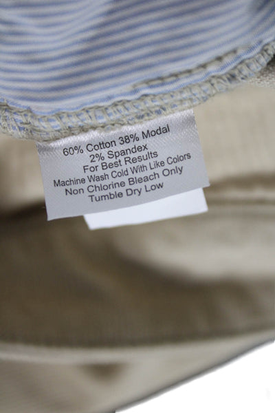 Peter Millar Mens Chino Pants Beige Cotton Modal Size 42