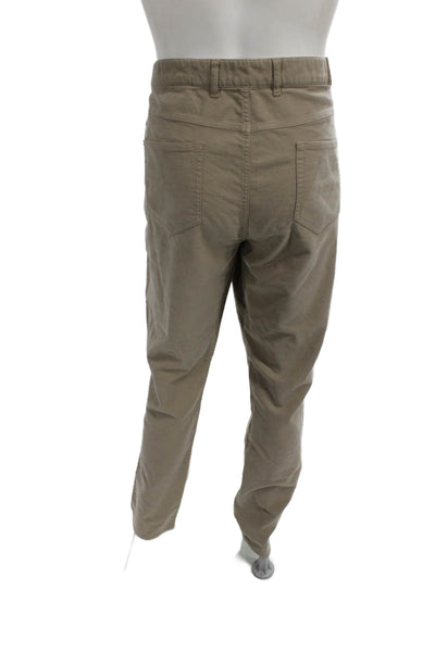 Peter Millar Mens Khakis Pants Beige Cotton Button Size 42