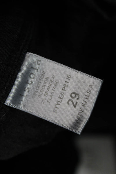 Pistola Womens Cropped Jeans Black High Rise 26 Inseam Size 29