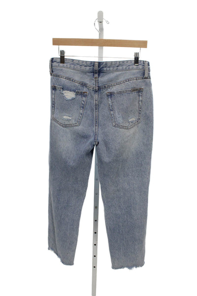 Joes Womens Ankle Jeans Blue High Rise 28 Inseam 100% Cotton Size 29