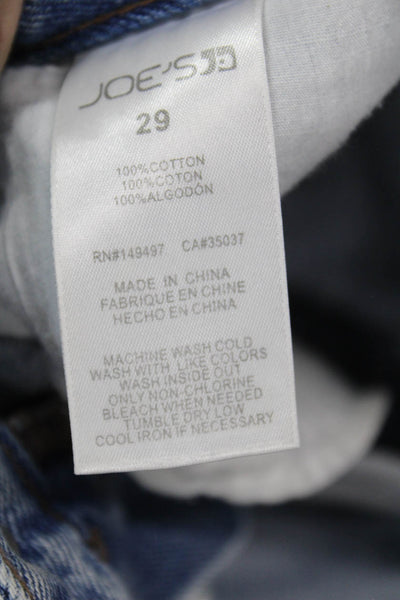 Joes Womens Ankle Jeans Blue High Rise 28 Inseam 100% Cotton Size 29