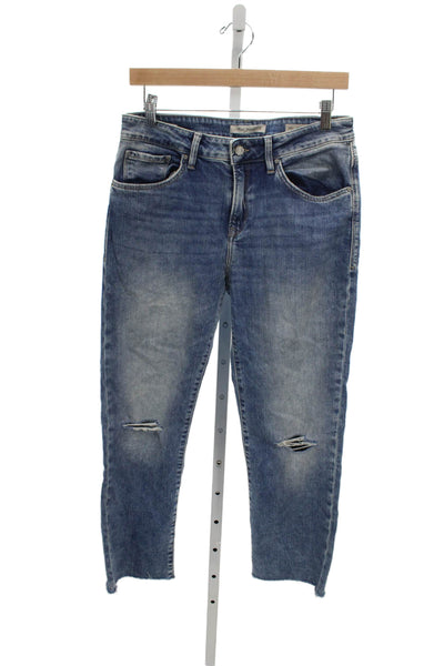 Mavi Jeans Womens Cropped High Rise Blue Jeans Size 29
