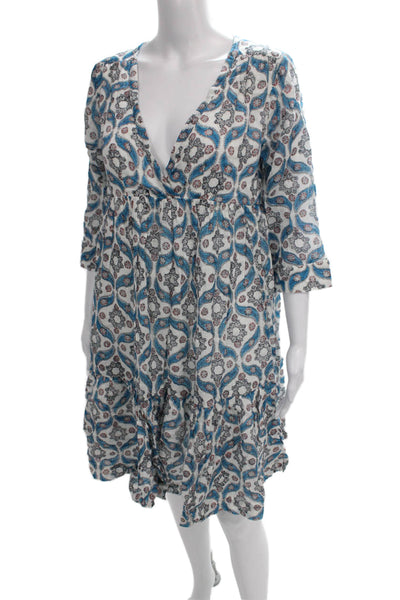 Roberta Roller Rabbit Womens Fit & Flare Dress Multicolor Geometric Size XS