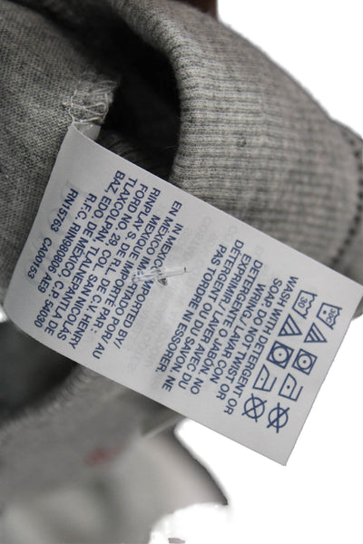 Polo Ralph Lauren Men Gray Graphic Cotton Drawstring Pants Size M