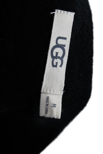 Ugg Womens Jogger Pants Black Viscose Drawstring Waist Size M
