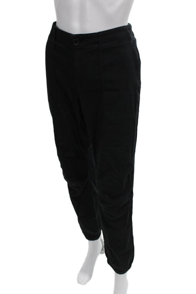 Standard James Perse Womens Black Cotton Jogger Pants Size 29