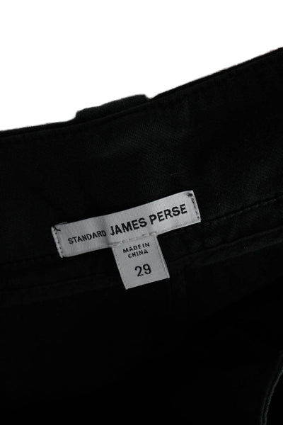Standard James Perse Womens Black Cotton Jogger Pants Size 29