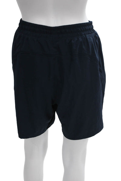 Lululemon Mens Athletic Blue Shorts Drawstring Lightweight Performance Size M