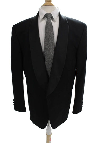 Pierre Balmain Mens Tuxedo Blazer Black 100% Wool Size 44