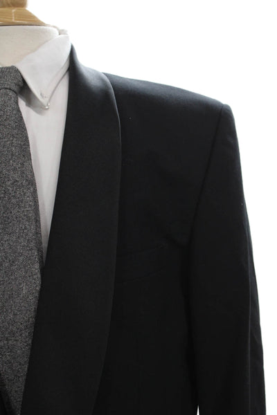 Pierre Balmain Mens Tuxedo Blazer Black 100% Wool Size 44
