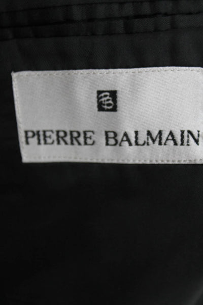 Pierre Balmain Mens Tuxedo Blazer Black 100% Wool Size 44