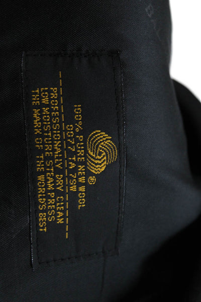 Pierre Balmain Mens Tuxedo Blazer Black 100% Wool Size 44