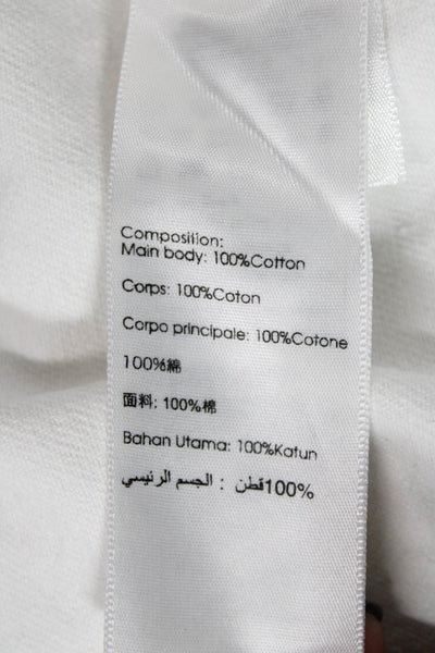 3.1 Phillip Lim Womens Paperbag Cotton Shorts White Buckle Size 2