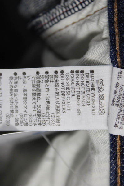 Moussy Womens Skinny Blue Jeans Mid Rise Button Fly Size 26