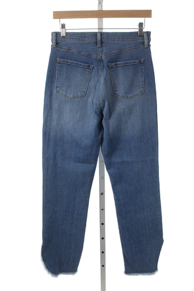 J Brand Women Blue Ankle Jeans Mid Rise Cotton Size 26