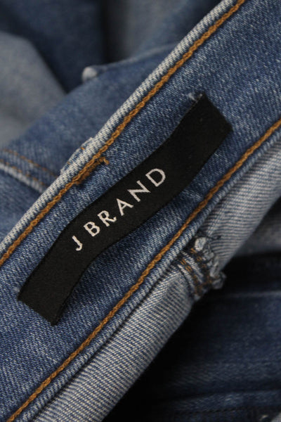J Brand Women Blue Ankle Jeans Mid Rise Cotton Size 26