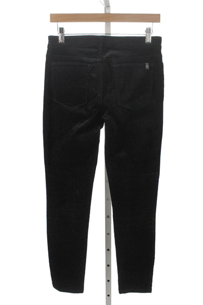 Joes Jeans Womens Black Skinny Jeans Cotton Mid Rise Zip Size 26