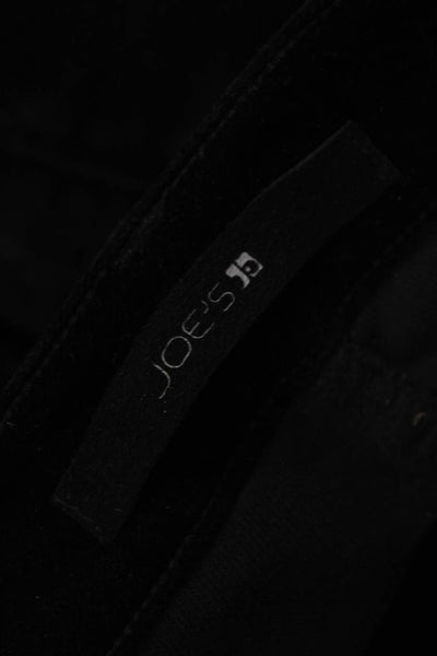 Joes Jeans Womens Black Skinny Jeans Cotton Mid Rise Zip Size 26