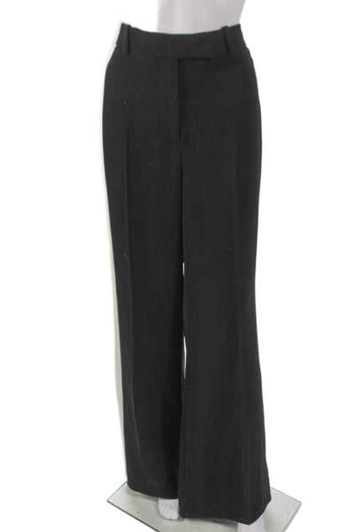 Reiss Womens Dress Pants Black Polyester Zip Inseam 32 Size 6
