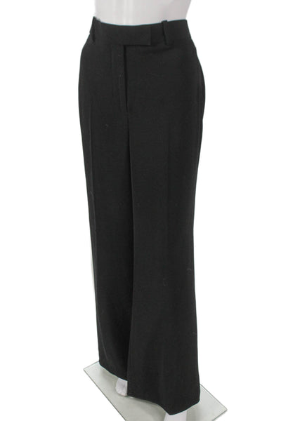 Reiss Womens Dress Pants Black Polyester Zip Inseam 32 Size 6