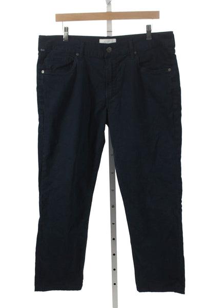 Citizens of Humanity Mens Chino Pants Blue Button Cotton Stretch Size 36