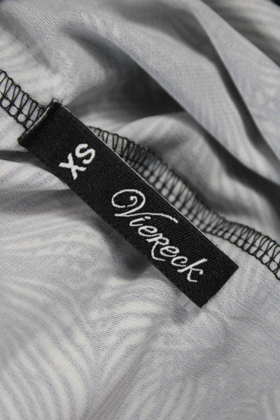 Viereck Women Sundress Black V Neck Floral Sleeveless Pullover Size XS