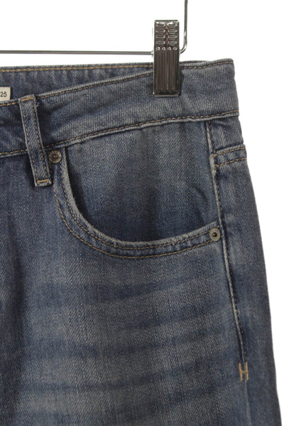 Hidden Womens Wide Leg Jeans Blue Low Rise Size 25