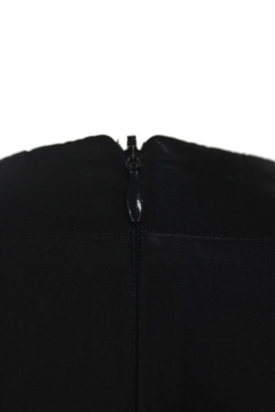 Moschino Cheap & Chic Womens Jacket Dress Black V Neck 3/4 Sleeve Short Size S