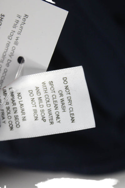 Aidan Mattox Womens Blue Halter Blouson Knee Length Dress Size 8